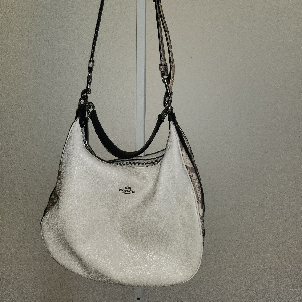 Coach Harley Hobo bag with Embossed Snakeskin